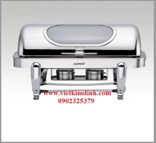 Hâm nóng thức ăn hình chữ nhật có kính